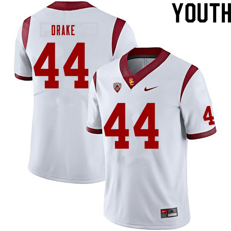Youth #44 Jack Drake USC Trojans College Football Jerseys Sale-White - Click Image to Close